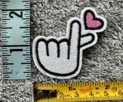 Hand Heart Patch Iron On