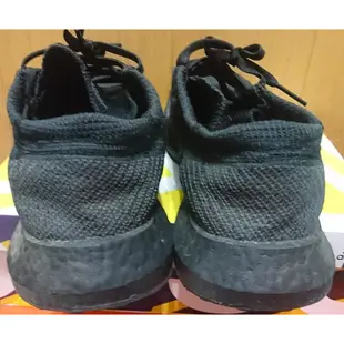 二手 ADIDAS PUREBOOST GO 慢跑鞋 黑魂 9號 F35786