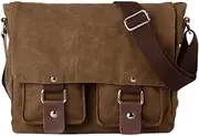 [Neumora] Camera Bag Messenger Bag with Shockproof Insert & Tablet Pocket for Sony Canon Nikon (Brown)