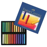 在飛比找momo購物網優惠-【Faber-Castell】創意工坊軟性粉彩條長型24色(