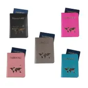 Passport Holder Travel Wallet Case for Passport Business Cards Credit Cards