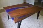 Custom Epoxy Resin Coffee Table – Unique Dining Table & Wood and Resin Furniture