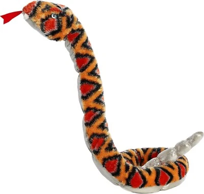Aurora - Snake - 50" Diamond Back Rattle Snake Playful Stuffed Animal
