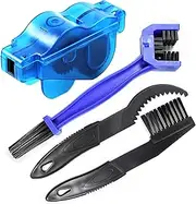 Bike Chain Cleaner Kit - Bicycle Chain Cleaning Brushes - Wash Tools Bike Chain Maintenance, Chain/Crank/Tire/Sprocket Cycling Corner Stain Dirt Clean for Mountain Bikes MTB City Bikes