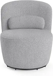 Brosa Ada Swivel Accent Chair (Gainsboro Grey) - BRCHADASGYA