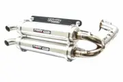Trinity Brush Stage 5 Dual Full System Exhaust Polaris RZR XP Turbo 2016+