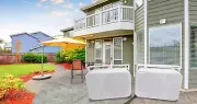 Pair HP65S 6.5" Outdoor/Indoor Home Theater Speakers W/Swivel Bracket, White