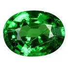 1.13 ct Valuable Oval Cut (7 x 6 mm) Tanzania Green Tsavorite Garnet Gemstone