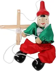 Hohopeti String Marionette Doll Interactive Puppet for Adults Safe Material for Pretend Play and Performance Fun Clown Design for Parties and Collectibles Random Color