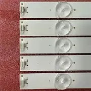 NTKLKVSVFP LED Strip(5) Fit for Panasonic TH-43D300 TC-43SV700B TC-43DS630C TX-43ESW504 TH-43C410K TC-43ES630B TC-43FS630B IC-A-HWCC42D486(5 Kit for 5 TV)