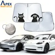 Car Windshield Sun Shade Cover Foldable Window UV Protector For Tesla Model Y/3
