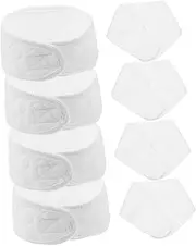 Hohopeti 8Pcs Cotton Belly Bands Comfortable Abdomen Protectors for Newborns Reusable Belly Wraps Essential Supplies for Umbilical Cord Care and Warmth