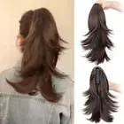 Ombre Claw Clip Ponytail Wig Clip in Pony Tail Hairpiece for Kids and Women