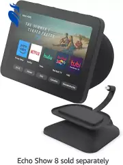 Echo Show 8 3Rd Gen Adjustable Stand with USB C Charging Port Charcoal USA ONLY