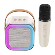 Portable K12 Bluetooth Small Home KTV Microphone Speaker with 1 Microphones2185