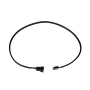 Alphacool Fan Cable 4-pin to 4-pin Extension, 60cm, Black