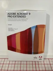 Adobe Acrobat 9 Pro Extended Professional Windows NIB Sealed