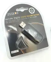 Zeikos Hi-Speed SD USB 2.0 Card Readers Writer For SDMC MMC