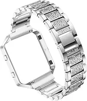 [DOITOOL] Watch Accessories Watch Protective Frame Blaze Watch Frame Blaze Watch Bands with Case Watch Replacement Strap Unique Watch Strap Wristlet for Women Replacement Watch Frame Golden