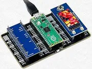 Raspberry Pi Pico Evaluation Kit Package B Includes Pico with Pre-soldered Header + 1.14inch Color LCD + 10DOF IMU Sensor + GPIO Expander + Breadboard