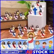 25-100pcs Mini Jesus Figurine Easter Decorations, Tiny Baby Jesus Figurines Bulk