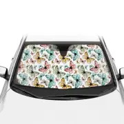 carXS Butterfly Car Windshield Sun Shade Front Window Shades - Reflects UV Ray (for: Honda Civic)