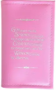 12 Step Book Cover - Small Book (24HrDay) - Pink - SM01