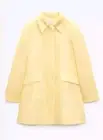 BNWT ZARA yellow Coat Jacket Size UK Small. Z8