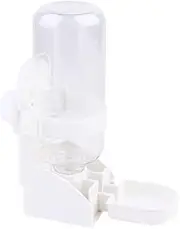 PERSELOSO Automatic Pet Water Dispenser Leakproof Feeder for Hamsters Pigs Dogs Cats Cage Bottle Water Container White