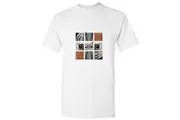 Containment Wood Blocks Modern Abstract Art White Men T Shirt Tee Top