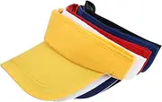 [Ipetboom] Classic Style Empty Top Hat Pack Visor Cap Versatile for Sports Walking Running Tennis