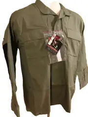 NWT Men Long Sleeve L/S T Shirt 5.11 Tactical 72004 Sage HRT Rip-Stop Cotton New
