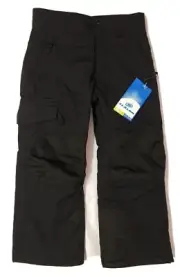 Slalom Snow Pants sz xs 4 5 BNWTS Black ski Sledding Toddler Unisex