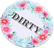 COLLBATH Dishwasher Clean Sign Dual Side Reminder Simple Install for Washing Machine Laundry