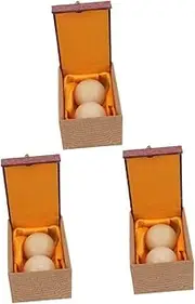 Ipetboom 1 Set Portable Jade Massage Balls Multi Function Hand Relaxation Balls for Wrist Strengthening Flexibility Training Durable Handballs for and Agility