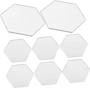 KOCKSHION 8pcs Acrylic Sign Wedding Acrylic Signs Tabletop Card Holder Acrylic Place Card Blank Sign