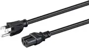 Heavy Duty 15 Feet Power Cord NEMA 5-15P to IEC C15 15 Amp 14AWG