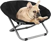 Pet Products Cozy Cot Elevated Pet Bed,Foldable Elevated Bed Portable Pet Cat Chair Puppy Comfortable Pet Rocking Chair,Folding Chair Soft Lounge Chair,Dish Chair for Dogs and Cats