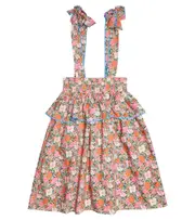[Paade Mode] Paade Mode Bella tie-trimmed floral cotton dress Y 8 multicoloured