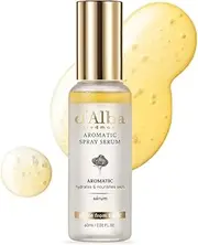 d'Alba Italian White Truffle First Aromatic Spray Serum, fragrant VEGAN glowy hydrating antioxidant serum face mist, deep hydration skin firmness serum, Korean skincare (60ml)