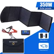 12V 350W Folding Solar Panel Kit Blanket Solar Mat Mono Flexible Battery USB AU