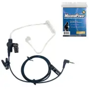 Extra Long 3.5mm Listen Only Earpiece for Two Way Radio Speaker Mic (3.5ft, 43")