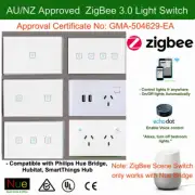 ZigBee Smart Light Switch Dimmer Power Points for SmartThings Hub, Hubitat Auto