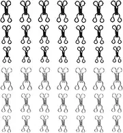 EMSea 120x Sewing Hooks And Eyes Closure for Bra Clothing Trousers Skirt Silver Black