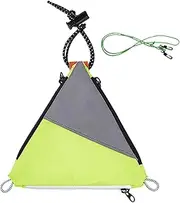 Cycling Pouch, Bicycles Frame Storage Bag, Reflective Under Seat Shoulder Backpack Triangle Waterproof Bike Accessories for Riding & Travel