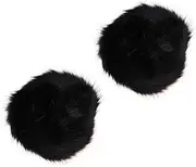 [Holibanna] Wrist Warmers Winter Wrist Cuff High Imitation Fur Imitation Fur Warmers Cuff Band Hand Loop Warmers Winter Wrist Warmer Furry Wrist Cuff Wrist Arm Warmer Wrist Cuff Warmer
