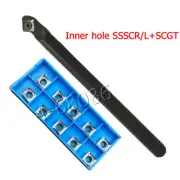 45° S12M SSSCR09 Right Turning Tool Holder + SCGT09T308-AK Aluminum inserts