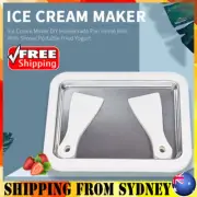 Ice Cream Maker Yogurt Frozen Pan Mini Fried Yogurts Machine Rolled Homemade DIY