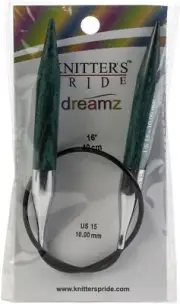 Knitter's Pride-Dreamz Fixed Circular Needles 16"-Size 15/10mm