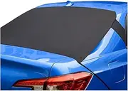 Blilo Car Rear Windshield Snow Ice Cover, Sun Shade and Frost Cover for Rear Windscreen, Windproof Oxford Back Window Protection, Car Winter Exterior Accessories Universal for SUV, Truck, Sedan,Van